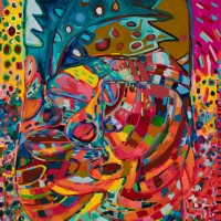 pink-shell-blue-fish